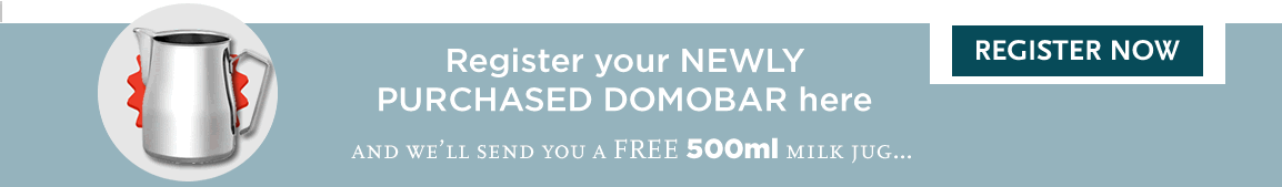 register your domobar espresso machine